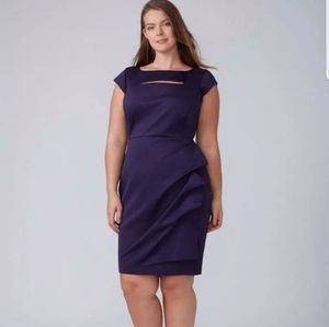 Lane Bryant Ruffle Hem Sheath Dress